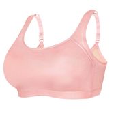 Biustonosz Sportowy Top do Jogi Oddychający Różowy S Siateczka Fitness