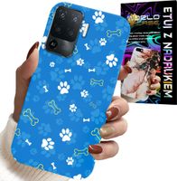 ETUI DO OPPO F19 PRO - ŁAPKI KOŚCI PIES PATROL WZORY DLA DZIECI