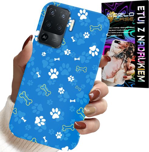 ETUI DO OPPO F19 PRO - ŁAPKI KOŚCI PIES PATROL WZORY DLA DZIECI na Arena.pl