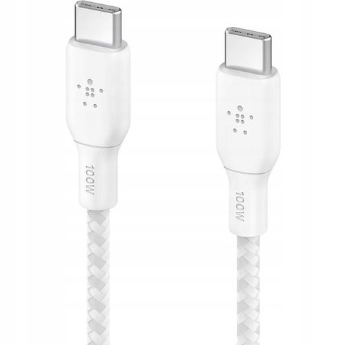 Belkin - Kabel Boost - USB-C do USB-C PD, 5A 100W, z oplotem nylonowym, 2 m na Arena.pl