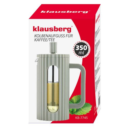 zaparzacz tłokowy do kawy/herbaty 350ml klausberg kb-7745 zielony na Arena.pl