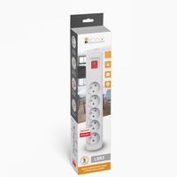 Listwa przeciwprzepięciowa 5m 5x230 bezpiecznik HQ