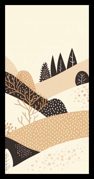 Plakat 50x100cm Jesień w Wzgórzach zdjęcie 2