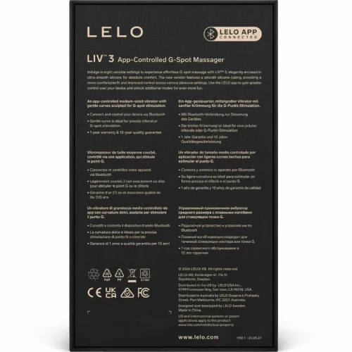 lelo liv 3 rożowy - model punktowy, obsługa aplikacji bluetooth na Arena.pl