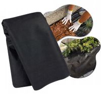 AGROWŁÓKNINA ANTYCHWASTOWA AGROTKANINA NA CHWASTY MATA 1,6x2,9m 4,64 CZARNA