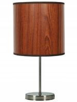 Lampa stołowa Candellux TIMBER srebrna