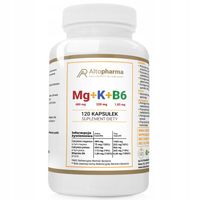 Magnez Potas Witamina B6 CYTRYNIAN SERCE ZDROWIE Mg + K + B6 120 kap