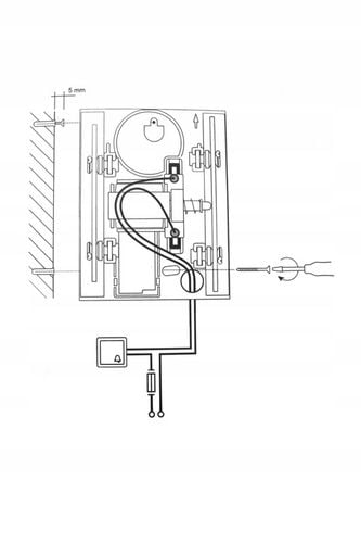 DZWONEK DO DRZWI PRZEWODOWY BIM-BAM DWUTONOWY ZAMEL GNS-921 BIAŁY na Arena.pl
