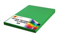 papier techniczny a4 220g zielony intensywny 50 arkuszy