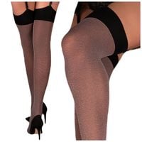 POŃCZOCHY DO PASKA CAPPUCINO POŁYSKUJĄCE 60 DEN R4