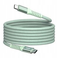 Kabel Verbatim USB-C(M) - USB-C(M) 1,2m, 60W, PD, zielony
