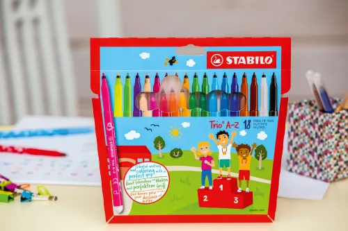 Flamastry Trio A-Z (24 kolory) na Arena.pl