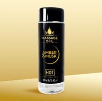 hot massage oil amber & musk 100 ml