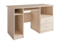 Biurko z Szufladami 2SZ 130 cm Dąb Sonoma MAXIM MX - 4 kolory