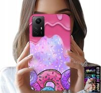 ETUI DO XIAOMI NOTE 12S 4G - SŁODKIE DONUTY Z LUKREM W TLE + SZKŁO