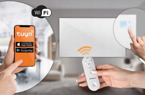 Grzejnik na podczerwień promiennik podczerwieni 720W pilot WiFi aplikacja na Arena.pl