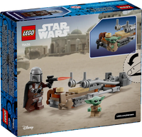 75436 - lego star wars - śmigacz mandalorianina i grogu