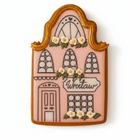 CIASTKO LUKROWANE BLOSSOME CAFE KAMIENICZKA NISKA PINK RĘCZNIE ROBIONE