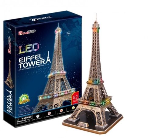 Puzzle 3D Led Wieża Eiffel 82El L091H 5072 na Arena.pl