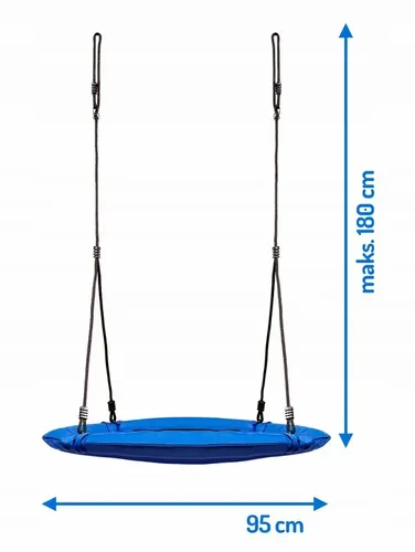 bocianie gniazdo 95cm Swingo - żółty na Arena.pl