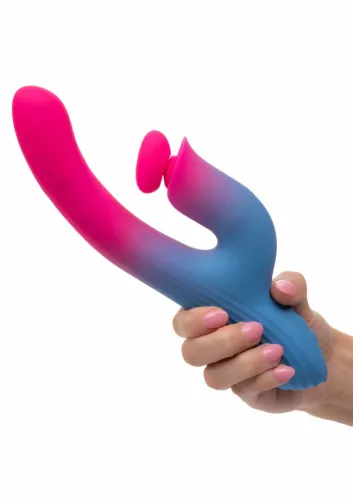 dual stimulator thrusting vibrator silikonowy ipx7 1000 trybow usb na Arena.pl