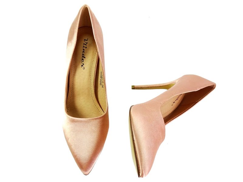 Szampańskie szpilki damskie 39 zdjęcie 4