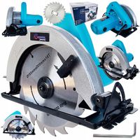 2X PILARKA TARCZOWA RĘCZNA PIŁA DREWNA METALU MOCNA 1650W TARCZA 185mm ZEST