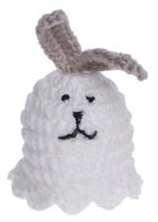 Zajączek na jajko krem w sweterku