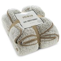 Miękki koc barankowy KOALA 170X210 beżowy