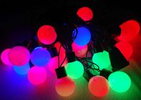 Lampki Choinkowe Kulki Led 20 Wielobarwnych Lampek, 4 Metry