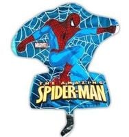 Balon foliowy Spiderman niebieski, 35 cm