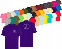 T-shirt dla dzieci krótki rękaw TWÓJ HAFT LOGO firmowa reklamowa 5 szt