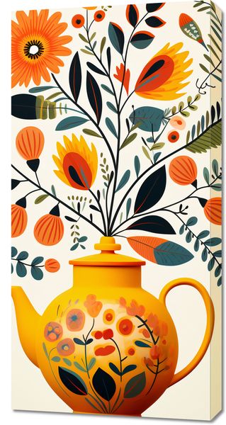 Obraz 50x100cm Bujna Herbata zdjęcie 1