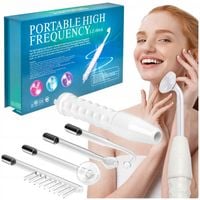 Derma wand darsonval 4 elektrody peloty najmocniejszy PRO do skóry twarzy