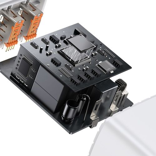 Compact szybka ładowarka sieciowa 2x USB USB-C 30W 3A PD QC biały na Arena.pl