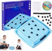 MAGNETYCZNA GRA STRATEGICZNA SZACHY PUZZLE DLA DZIECI PRZENOŚNA PODRÓŻNA