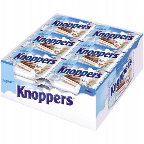 Knoppers Jogurt Wafelek mleczno-jogurtowy 25 g x 24 sztuk na Arena.pl