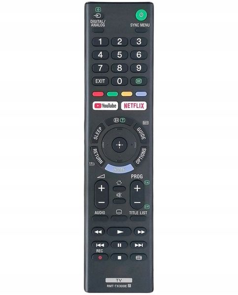 PILOT TV SONY RMTTX300E NETFLIX YOUTUBE zdjęcie 6