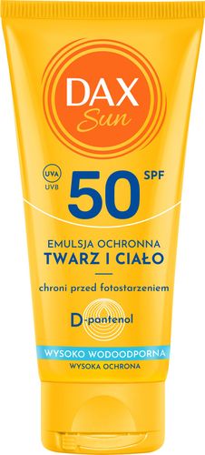DAX Sun Emulsja ochronna do twarzy i ciała SPF 50 Travel 50 ml na Arena.pl