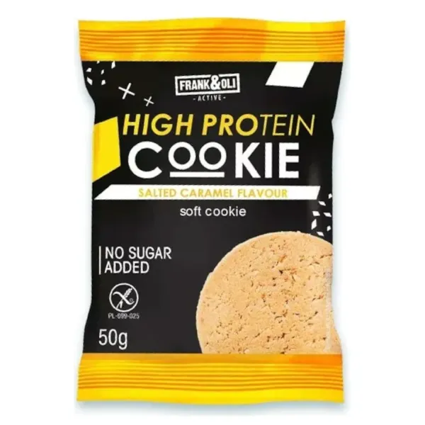 HIGH PROTEIN COOKIE Słony karmel 50g zdjęcie 1