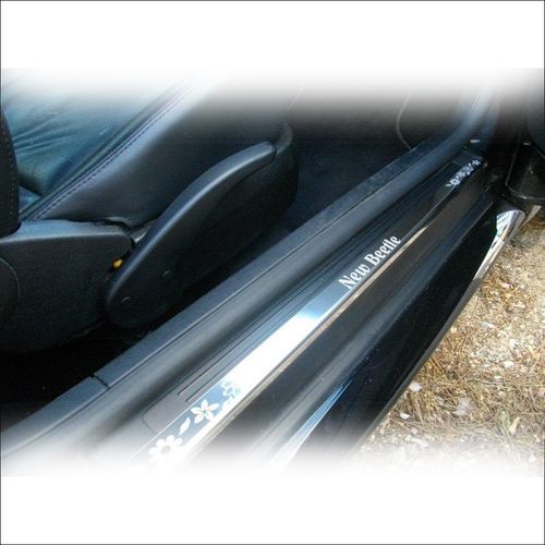 Listwa progowa VOLKSWAGEN NEW BEETLE  FLOWERS Stal nierdzewna 304 połysk na Arena.pl