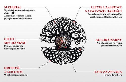 ZEGAR ŚCIENNY RETRO 58cm XXL 120.11 na Arena.pl