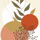 Plakat 100x100cm Impresja Jesieni