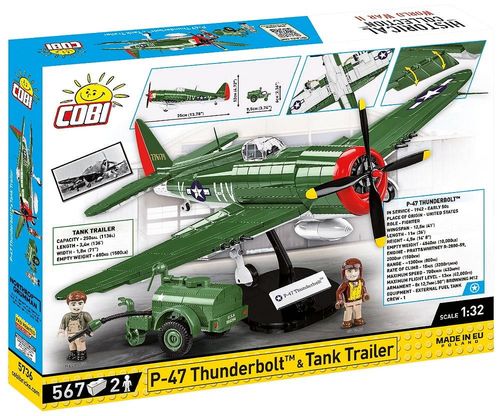 Klocki P-47 Thunderbolt & Tank Executive Edition Cobi na Arena.pl