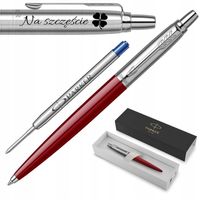 Długopis Parker Jotter Oryginalny Czerwony Bordo Grawer do szkoły