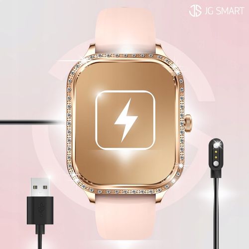 SMARTWATCH DLA KOBIETY DAMSKI ZEGAREK ROZMOWY MENU POLSKIE PULS + 3 PASKI na Arena.pl