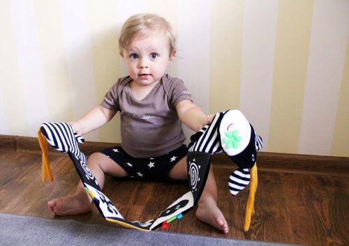 Książeczka KONTRASTOWA Dla Niemowląt Do Łóżeczka na Arena.pl