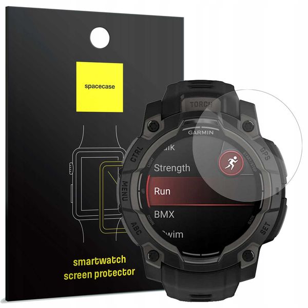 Spacecase Sw Glass 2.5D Garmin Instinct 3 45Mm zdjęcie 1