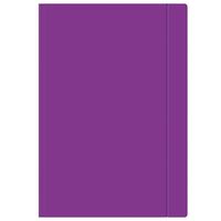 TECZKA Z GUMKĄ A4 FLUO FIOLETOWA INTERDRUK 5902277213129