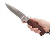 Duży składany nóż myśliwski